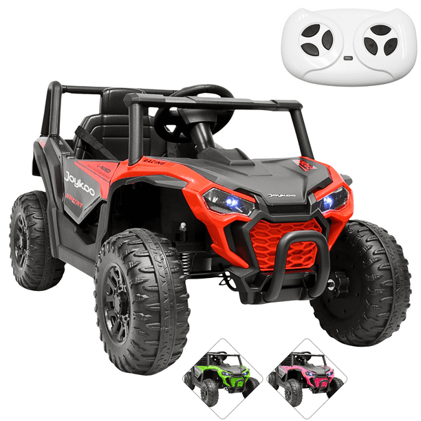 Montable Electrico para Niños UVT-001 Luz y Sonido Control Remoto Conexión USB y Bluetooth 12v - Rojo