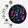 Twinkling String Lights Art Polyester Universal Spare Wheel Tire Cover