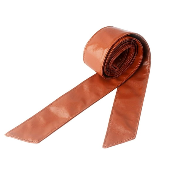 yotijay Women Overcoat Waist Belt Dress Belt Comfortable Trendy 4.5cm Wide Sash Belt Brown