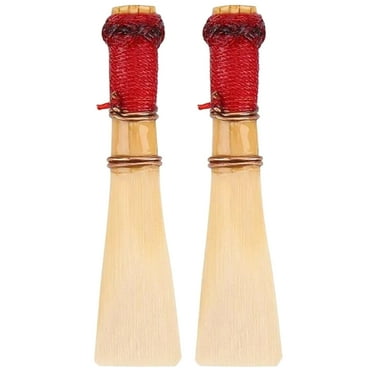 2Pcs Bassoon Reeds, Medium Soft Bassoon Reed, with Bassoon Reed Protective for Case Reeds Storage Holder Box Container B
