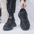 thumbnail image 6 of NOKIO Men's Running Shoes Lightweight Tennis Walking Shoes Comfortable Cushion Sneakers Breathable Athlet𝗂c Casual Shoes Versatile Durab𝗅e Anti-S𝗅ip Sport Shoes for Back to College, 6 of 8