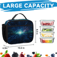 thumbnail image 6 of Herdesigns Space Backpack with Lunch Box Galaxy Lightweight Large Travel Work Laptop Backpacks Set Casual Daypacks, 6 of 8