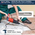 thumbnail image 4 of Cincel Plano para Azulejos TUNC Cincel Grande Profesional en Ángulo de 165 x 75 mm, 4 of 4