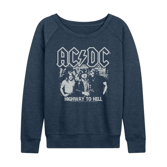 AC/DC - Hellway - Women's French Terry Long Sleeve Pullover