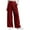 Wine, variant on Chiccall Womens Wide Leg Pants Casual High Waisted Baggy Pants Loose Flowy Pleated Lounge Trousers
