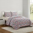 thumbnail image 6 of Modern Heirloom Blossom Multi-Color Cotton Quilt Set, King, All Ages, 6 of 8
