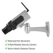 Fake Camera, Bullet Sensing Camera Dummy Waterproof Security Surveillance Shopping Mall for Indoor and Outdoor