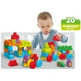 thumbnail image 4 of Mega Bloks First Builders 1-2-3 Learning Train with Big Building Blocks, Building Toys for Toddlers (50 Pieces), 4 of 6