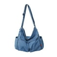thumbnail image 3 of fastboy Durable Hobo Bag Casual Tote Stylish Handbag Multipurpose for Trip Work Gym Light Blue, 3 of 9