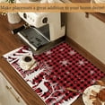 thumbnail image 4 of Christmas Buffalo Plaid Placemats Set of 6 Washable Table Mats for Kitchen Dining Table,Heat-Resistant New Year Place Mats for Indoor Outdoor Party Holiday Decoration, 4 of 7