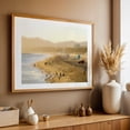 thumbnail image 4 of Santa Monica Shoreline 01 - Santa Monica California Photography Beach Coast Sunset Seaside Ocean Scenic Summer Oak Framed Wall Art Print 5 x 7 inches, 4 of 6