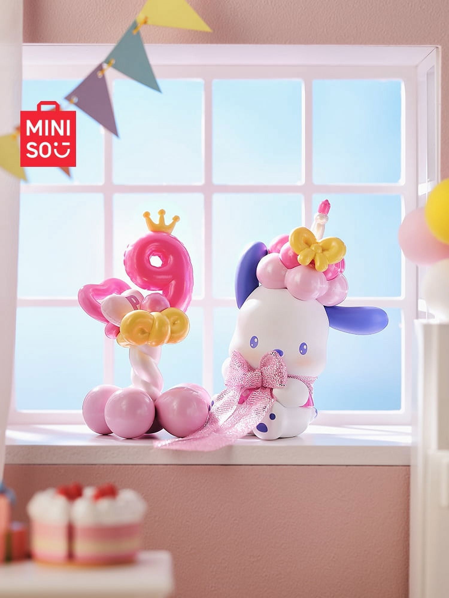 Miniso Sanrio Pochacco Balloon Fiesta Series Blind Box Toy Anime