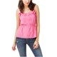 thumbnail image 1 of Camiseta sin mangas Aeropostale con ojales de encaje para mujer rosa extragrande, 1 of 2