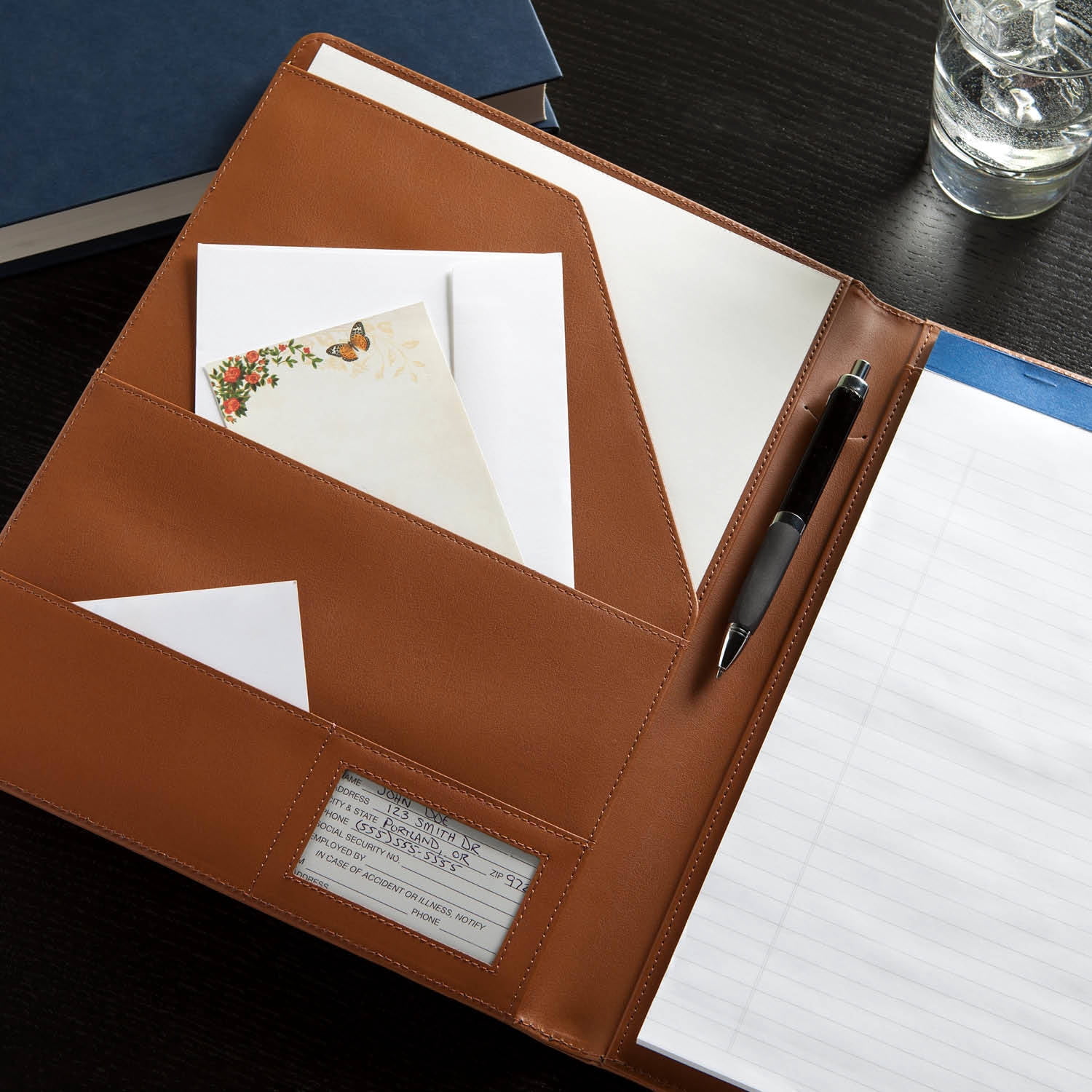 Personalized Or Monogram Leather Padfolio