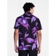 thumbnail image 3 of Birdie Bound Men's and Big Men's Midnight Bloom Polo Shirt, Sizes XS-4XLT, 3 of 5