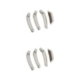 thumbnail image 1 of Riwesomey 4 manijas de puertas interiores seguras y duraderas para una larga vida útil Manija interna del automóvil Conveniente para un Blanco crema 2piezas, 1 of 4