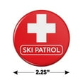 thumbnail image 3 of Ski Patrol with Cross Kitchen Refrigerator Locker Button Magnet, 3 of 5