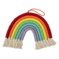 thumbnail image 2 of ¡Rebajas Grandes!, Tapiz de 7 colores tejido a mano con borlas para colgar en la pared Akmoler, 2 of 9