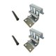 thumbnail image 3 of 2 soportes para rodillos de puerta de garaje. Herrajes de fácil instalación y resistentes al desgaste para puertas elevables industriales. Piezas Debajo del eje, 3 of 9