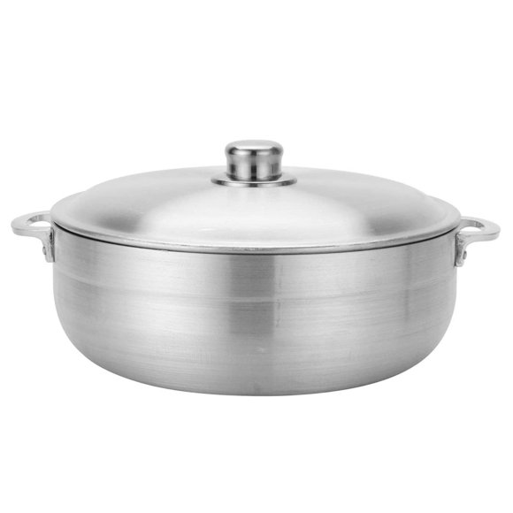 Alpine Cuisine 11 Quart Aluminum Nonstick Caldero Pot with Aluminum Lid