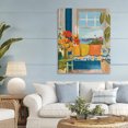 thumbnail image 3 of Stupell Industries Bohemian Distant Lighthouse Window View Canvas Art, 36 x 48, by Lisa R Dumm, 3 of 8