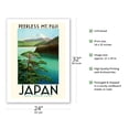 thumbnail image 2 of Peerless Mt. Fuji, Japan - Japanese Government Railways - Vintage Railroad Travel Poster c.1938 - Fine Art Matte Paper Print (Unframed) 24x32in, 2 of 4