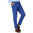 thumbnail image 5 of INSPIRE CHIC Dress Pants for Men's Slim Fit Tapered Flat Front Business Trousers, 5 of 5