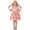 F63 Pink, variant on Children Girls Summer Dress Easter Cute Cartoon Print Square Neck Sleeveless Breathable Dresses Pink Size 5-6 Years