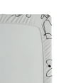 thumbnail image 3 of Ambesonne Modern Fitted Sheet, Music Logic Brain Art, Queen Size, White Teal Umber, 3 of 3