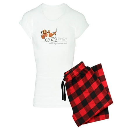 

CafePress - Basset Hound Places Pajamas - Women s Light Pajamas