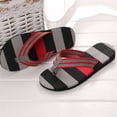thumbnail image 4 of Domzle Men's Flip Flops - Funny Beach Sandals Comfortable Summer Beach Walking Thong Sandals Slip On Indoor Outdoor Quick-Dry Slides for Men Gray, 4 of 10