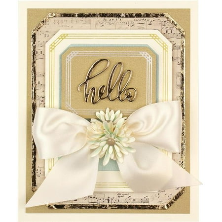 Spellbinders Amazing Papers Grace Glimmer Hot Foil Plate-Guilded Nested Rectangle Glimmer
