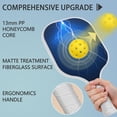thumbnail image 2 of Pickleball Paddles Set Of 2, Fiberglass Surface, Thunder, Speed Print, 4 Balls & Bag, 2 of 5
