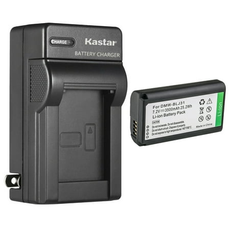 Kastar 1-Pack Battery and AC Wall Charger Replacement for Panasonic DMW-BLJ31 DMW-BLJ31e Battery Panasonic LUMIX S1 LUMIX S1R LUMIX S1H DMW-BGS1R Cameras