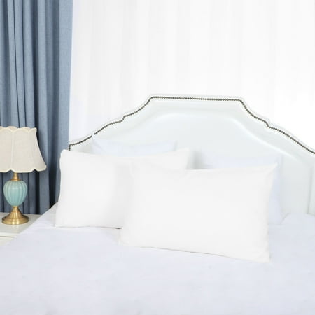 Piccocasa 1800 Series Microfiber, 2 Piece Queen Pillowcase, White