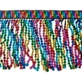 thumbnail image 1 of 10 yardas de flecos de lentejuelas de 9.4 pulgadas de ancho. Flecos de borlas de lentejuelas de colores. Adorno para coser con borlas de lentejuelas., 1 of 9