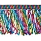 thumbnail image 1 of 10 yardas de flecos de lentejuelas de 9.4 pulgadas de ancho. Flecos de borlas de lentejuelas de colores. Adorno para coser con borlas de lentejuelas., 1 of 9