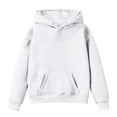 thumbnail image 7 of LUOGENLI Boys Hoodies Size 8-10 Girls Hoodies & Sweatshirts Letter Print Casual Long Sleeve Hooded Sweatshirt for Girls Stylish Athletic Wear for Youngsters（6 14Y） White Size 4-5 Years, 7 of 7