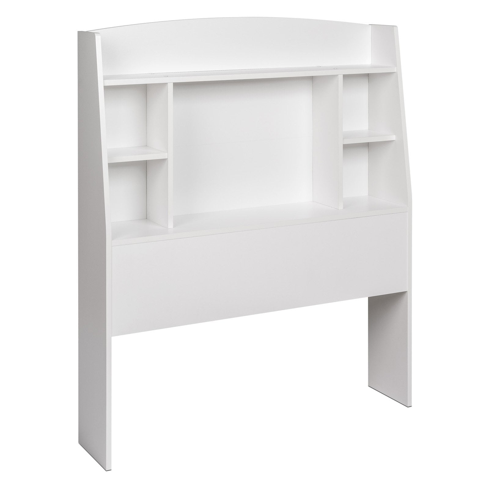 Astrid Twin Storage Headboard with Side Compartments, White