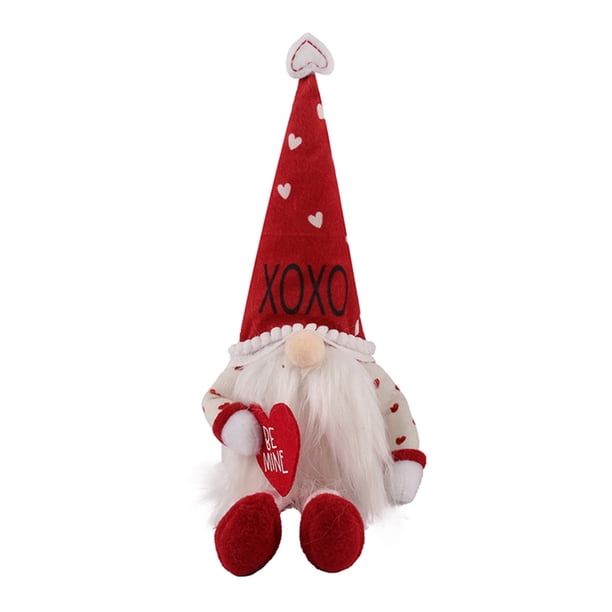Inteprter Festival Gnomo Muñeca Romántica Tamaño pequeño Adorable Sin rostro Estatuilla Adorno Adorno de Decoración de escritorio Juguete de Kits de decoración para fiestas Chico Inteprter HA070754-01