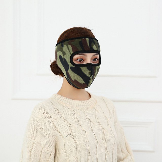 Máscara cálida de otoño e invierno, protección para el cuello para mujer y hombre, sombrero a prueba de viento, protección facial para montar al aire libre, máscara facial completa contra el viento