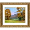 thumbnail image 1 of Chaney, Alan 32x25 Gold Ornate Wood Framed with Double Matting Museum Art Print Titled - October Gold II, 1 of 4
