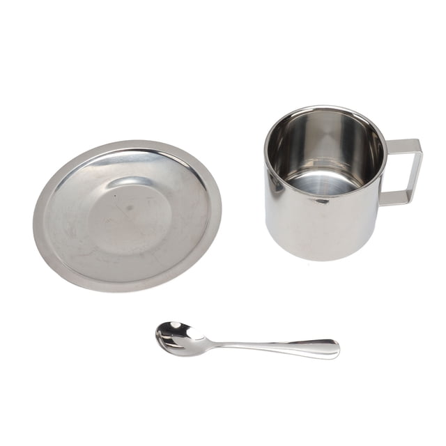 Coffee Cups Stainless Steel Coffee Appliances Beverage Warmers Double Walled Rustproof Tea Cup For Homes Office Cafe