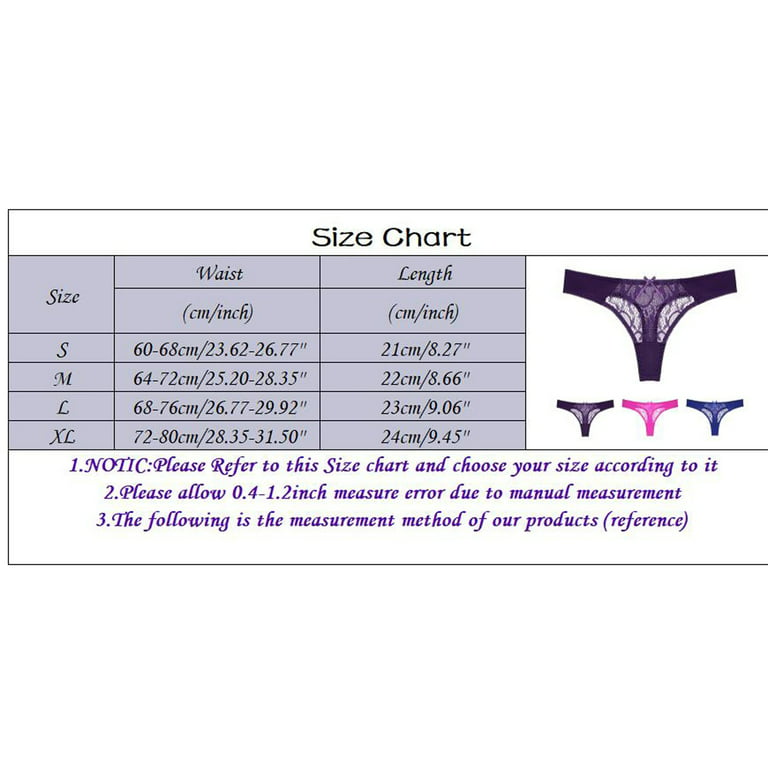 ZRBYWB Women's Panties Women's Thong Lace Fluoroscopy Fashion Underwear For  Women 