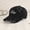black, variant on Personalized Graffiti Letter Iron Ring Men's Baseball Cap Street Trend Hip-Hop Women's Duckbill Cap Fashionable Casual Sun Protection Hat