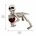thumbnail image 3 of 2026 New Halloween Decor, Tabletop Resin Bony Head Home Ornaments, Indoor Halloween Home Fall Ornaments for Porch and Indoor Home Office Desk Decor, 3 of 3
