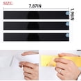 thumbnail image 3 of Less Than 5 Stickers Wall Stickers 10Pcs/Set Striped Design Art Tile Decal Self Adhesive Removable Acrylic Sheets Wall Decals for Home Art Room Bedroom Background Decoration, 3 of 5