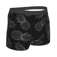thumbnail image 3 of Kll White Pineapples Men'S Cotton Boxer Briefs Underwear-Small, 3 of 9