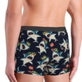 thumbnail image 6 of Salouo Cartoon Sharks Print Men's Boxer Briefs,Breathable Underwear Elastic Waistband Briefs for Men -Large, 6 of 8