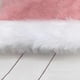 thumbnail image 4 of Christmas Party Hat Plush Santa Hat Long Christmas Hat Christmas Party Decoration Funny Hat Santa Claus Costume Pink, 4 of 5